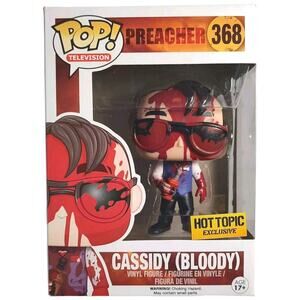 Funko Pop! Preacher #368 Cassidy Bloody Hot Topic Vinyl Action Figure Kids Toy